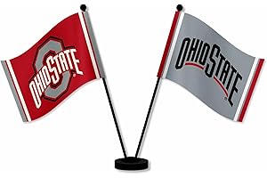 WINCRAFT Ohio State Buckeyes Desk and Table Top Flags