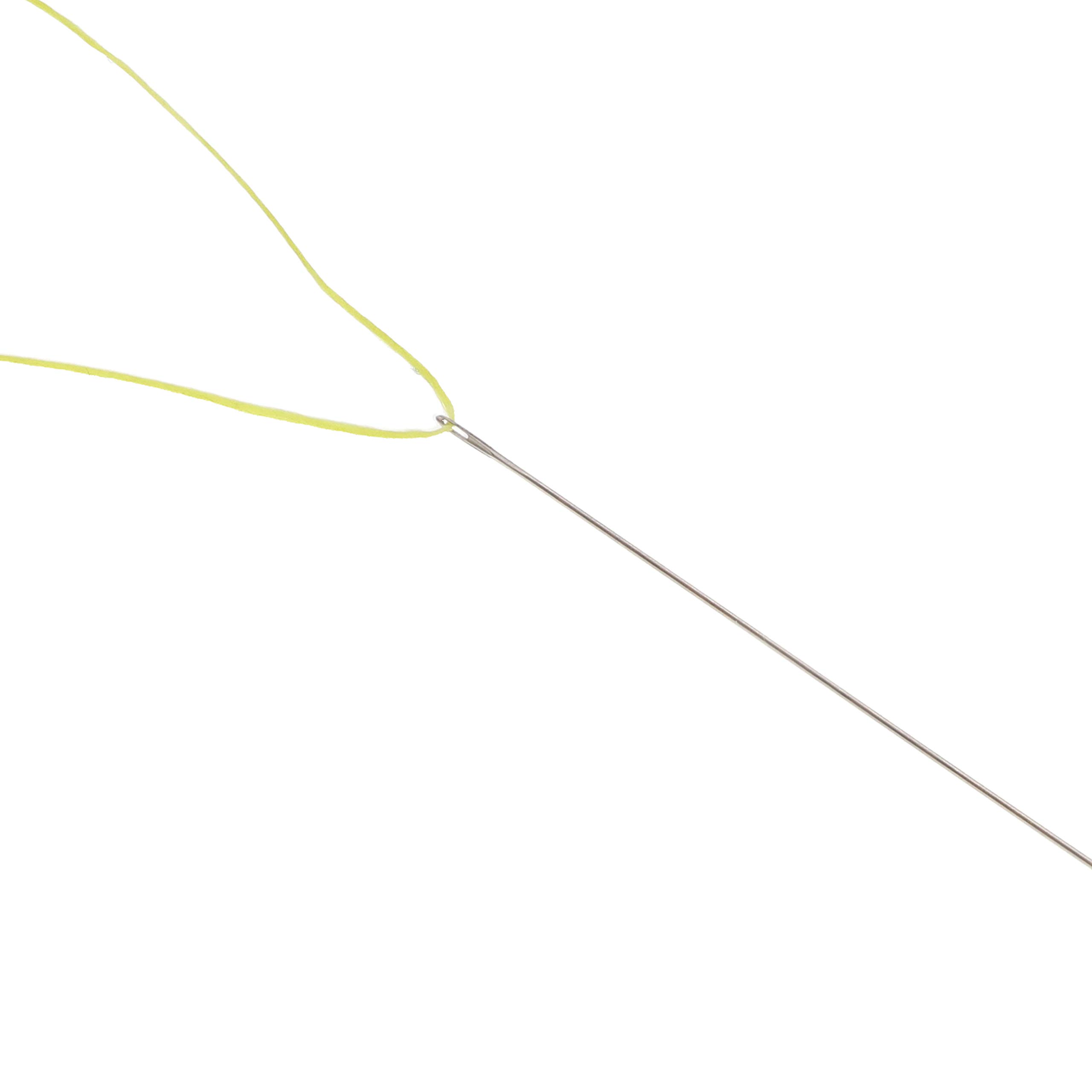 The Beadsmith English Beading Needles, Size 12, 4 Needles per Card, Made in England, Use for Loom Weaving Beadwork, Off-Loom Stitching and Jewelry Making with Seed Beads