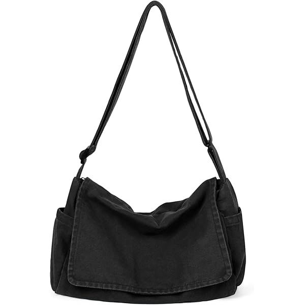 Men's Canvas Crossbody Bag Japanese Leisure Large Capacity Men's
