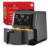 Instant Pot Vortex 5.7QT Air Fryer, Custom Program Options, 4-in-1 Functions, EvenCrisp Technology that Crisps, Roasts, Bakes and Reheats, 100+ In-App Recipes, from the Makers of Instant Pot, Black