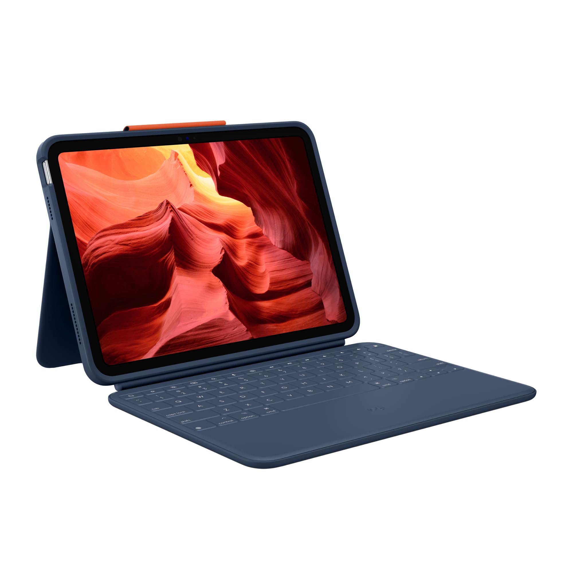 Photo 1 of Logitech Rugged Combo 4 for iPad (10th Generation) Protective Keyboard Case with Smart Connector and Durable Spill-Proof Keyboard