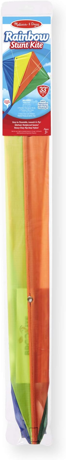 melissa and doug rainbow stunt kite assembly