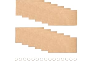 WOFASHPURET 200pcs Writable Kraft Paper Mini Scrolls for Message in Bottle, Vintage Wishing Notes for Wedding,