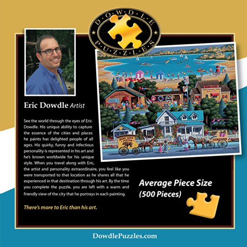 Dowdle Folk Art Bear Lake Puzzle