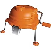 Dynamic CL003 Dynacube Commercial Vegetable Dicer, 1/4' x 1/4' Manual Tabletop Cuber, Orange