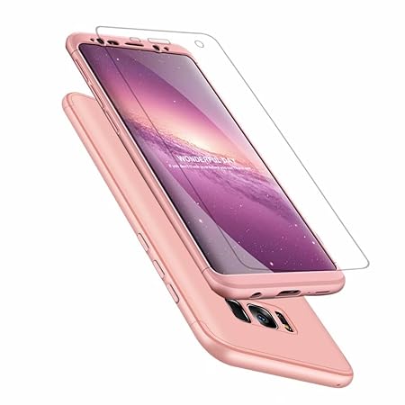 Laixin 3 in 1 Handyhülle für Samsung Galaxy S9 Hülle Ultra Dünn PC Plastik Anti-Kratzen Schutzhülle Schutz Case Cover mit Dis