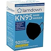 Lamdown KN95 Mask (50 Pack) Black