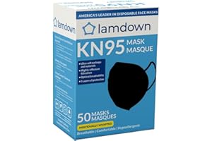 Lamdown KN95 Mask (50 Pack) Black