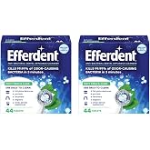 Efferdent Retainer Cleaning Tablets, Denture Cleaning Tablets for Dental Appliances, Minty Fresh &amp; Clean, 44 Count (Pack of 2)