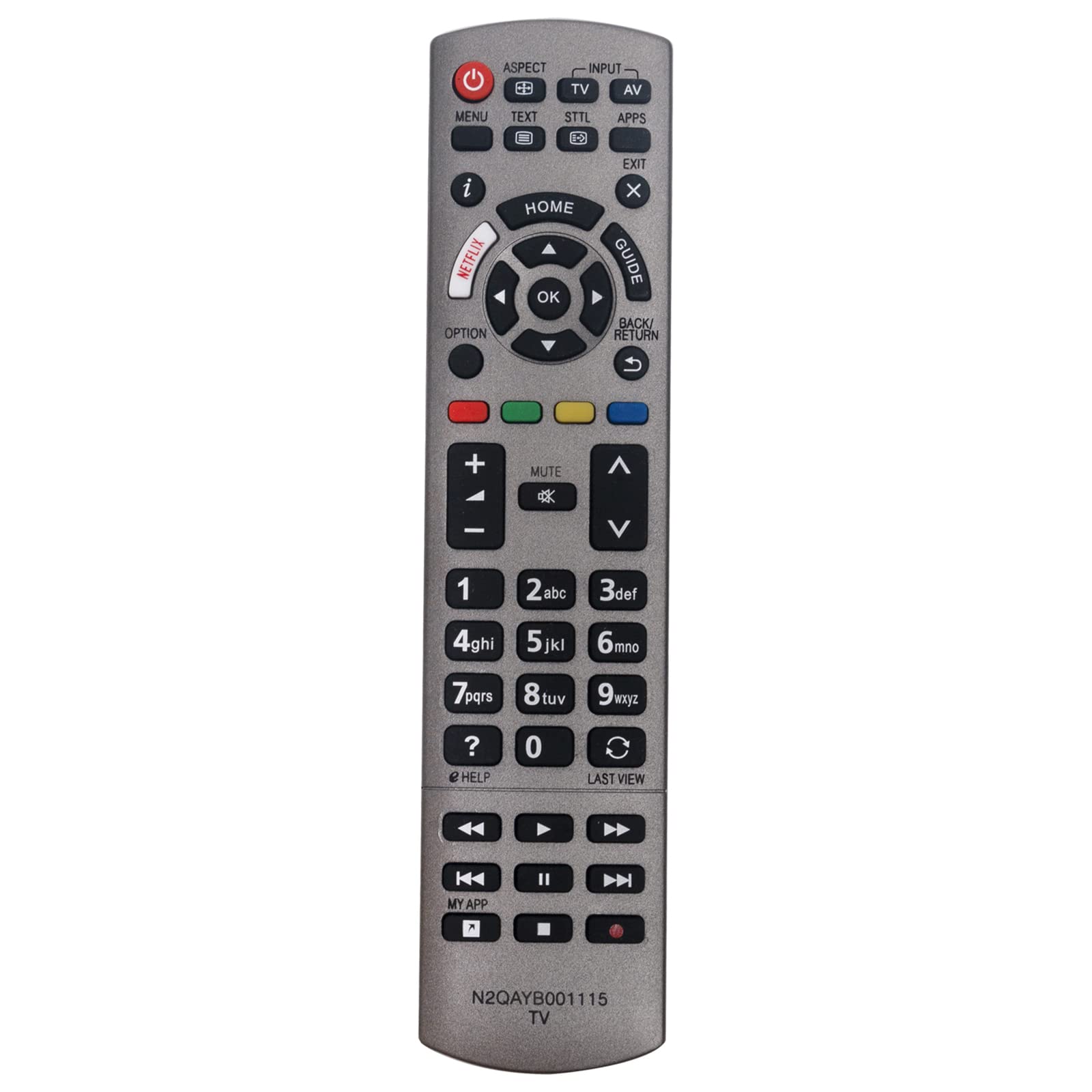 N2QAYB001115 Replacement Remote Control Fit for Panasonic LED TV TX-40EXW604S TX-49EXW604S TX-55EXW604S TX40EXW604S TX49EXW604S TX55EXW604S