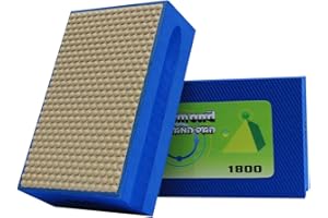 BSRTTOOL Diamond Hand Polishing Pads 1800 Grit Polishing Tile Stone Marble Concrete Ceramics Granite Glass 1PCS 1800