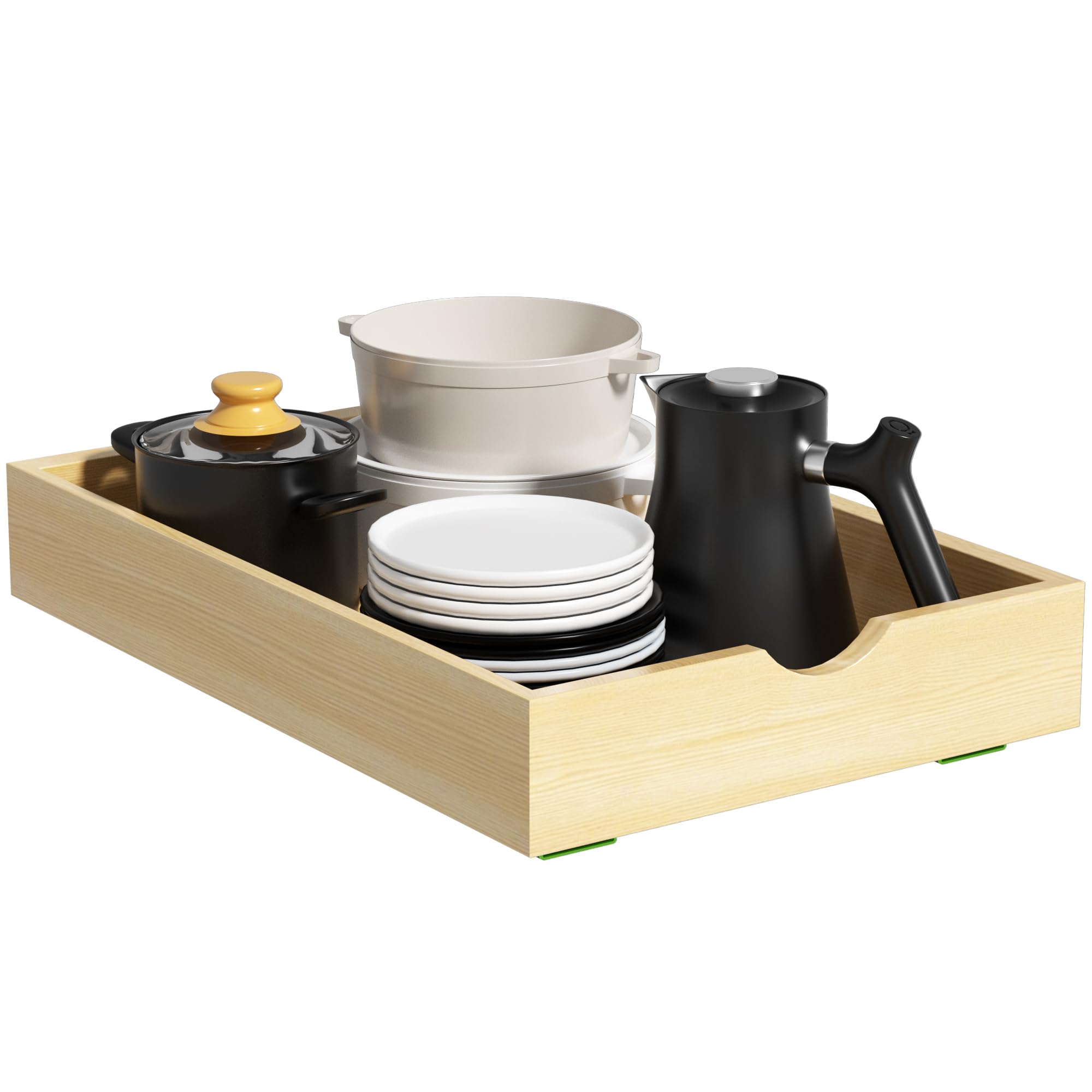 Photo 1 of ***front damaged***
Orapoke Pull Out Cabinet Organizer 14" W x 21" D, Wooden Pull Out Drawers for Cabinets with Heavy Duty Slides, Soft Close Slide Out Drawers for Kitchen Cabinets Organizer, Bathroom Sink, Pantry