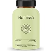 Nutriissa Neuron-NAC 1600mg - Antioxidant & Immune Support - EPEB Certified for Purity & Potency - 90 Capsules