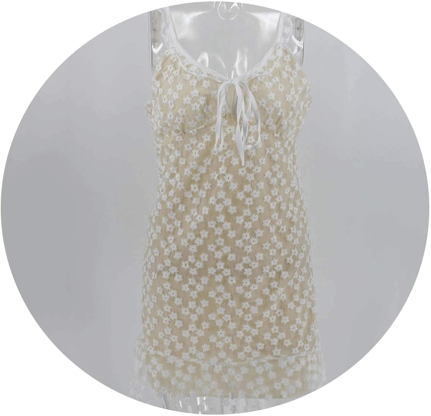 2019 Summer lace Flower Dress Women Sexy Boho Beach Ruffle Dress Mini Dress