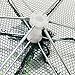 Foldable Bait Cast Mesh Trap Net Portable Fishing Landing Net Shrimp Cage for Fish Lobster Prawn Minnow Crayfish Crab with Hand Rope Floating Circle (6 Sides 6 Holes)