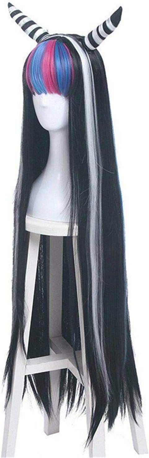MUZI Mioda Ibuki Cosplay Wig, Anime Danganronpa Wigs for Halloween Party Fashion Show Synthetic Hair with Free Wig Cap - Image 3