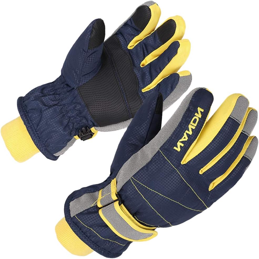 XTACERKids Ski Snow Gloves Snowboard Winter Warm Cold Weather Gloves for Boys Girls Children
