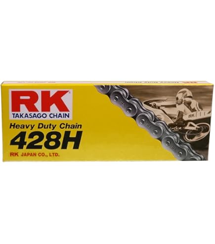 RK Racing Chain M428H-132 (428 Series) 132-Links Standard