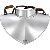 THOR INSTRUMENTS Armour Medieval Renaissance Standing Collar Gorget Larp Reenacment for LARP, Cosplay, Renaissance Fairs, Halloween, Historical Reenactment