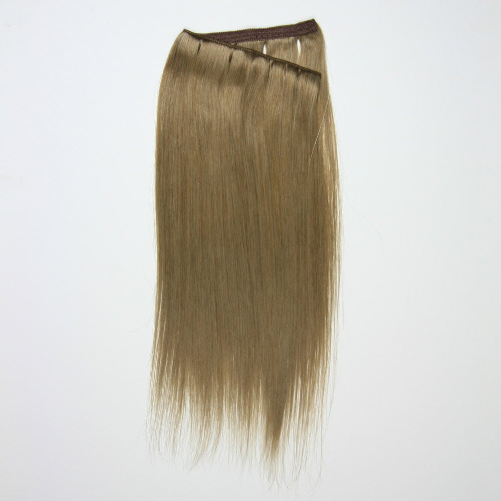 I&K 18” Onepiece QuickFit 100% Human Hair Extensions #18-Ash Blonde 18 inches — image 1