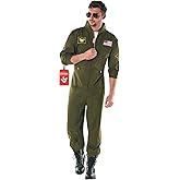 Morph Pilot Costume Men, Fighter Pilot Costume, Aviator Suit, Halloween Costumes Adult, Halloween Costumes Mens