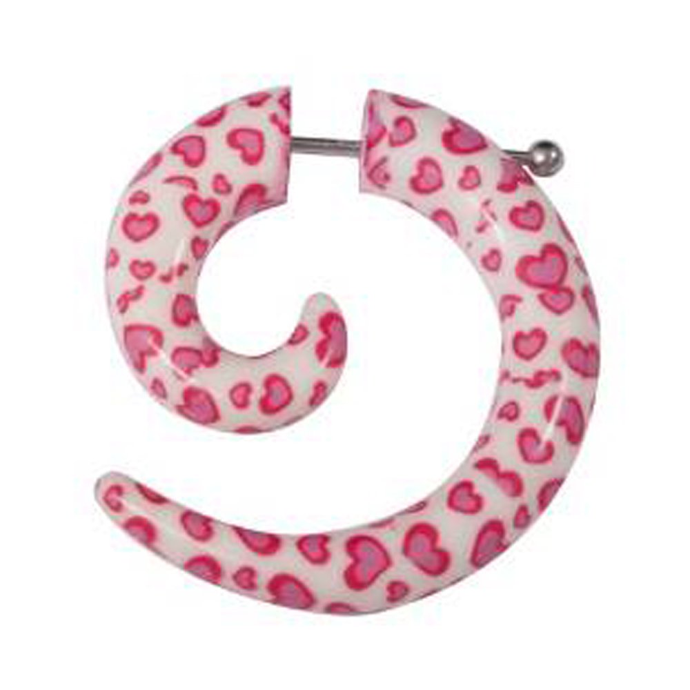 PALETTI- Espiral expansor falso para la oreja de acrílico ...