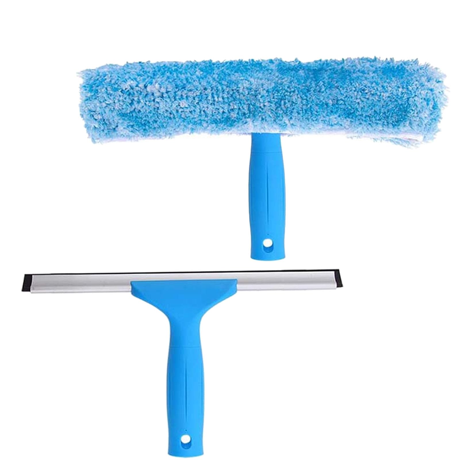 2Pcs Window Squeegee - Window Cleaning Squeegee Glass Cleaning - Squeegee Windows Car Windshield Cleaner Tool - Streak-Resistant Shine for Cars, Homes, and Mirrors