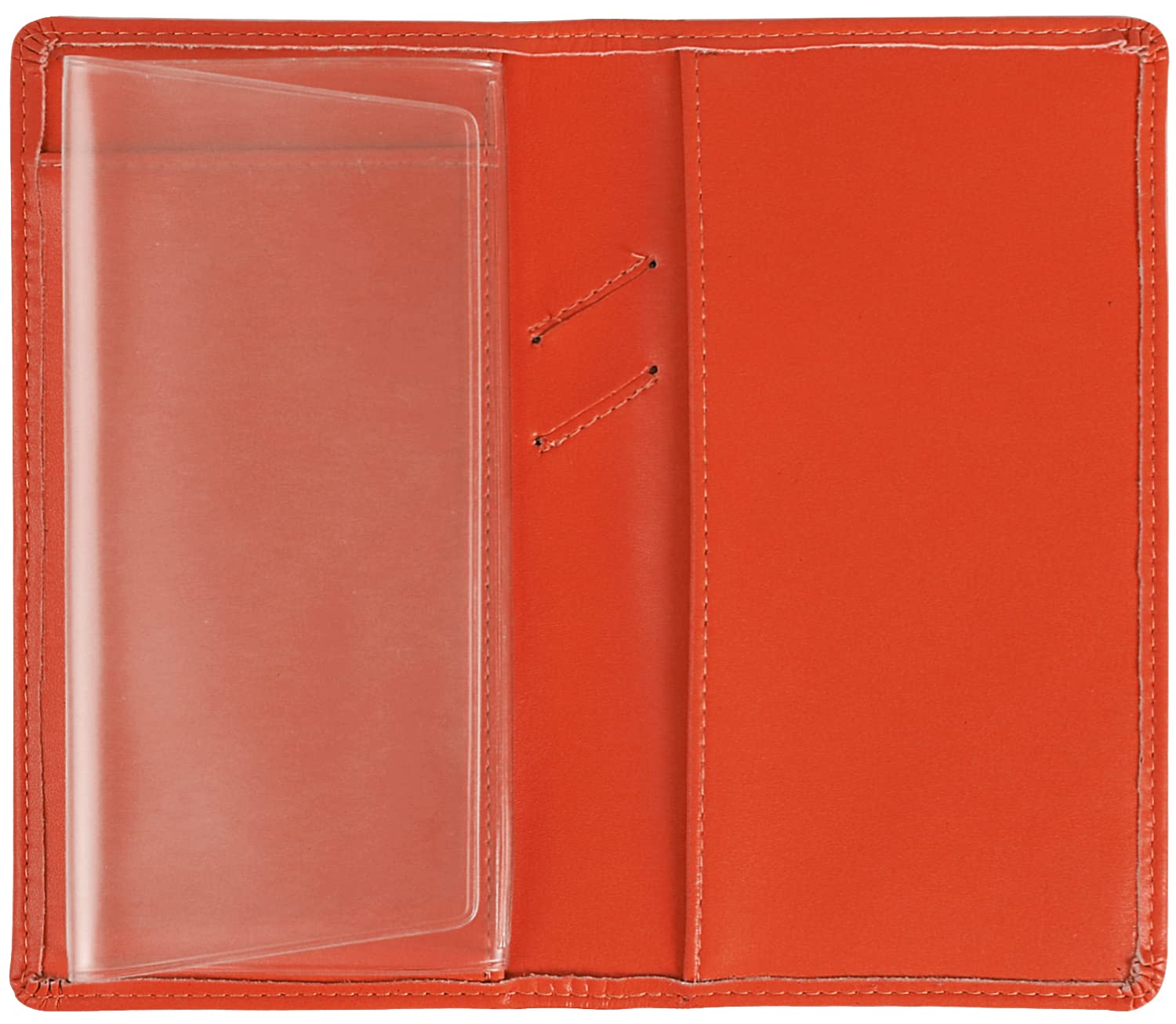 Photo 1 of Sanlykate Leather Checkbook Cover for Men and Women, Check Book Case Card Holder with Free Divider, Standard Register Duplicate Checks with pen inserts