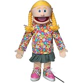 25" Cindy, Peach Girl, Full Body, Ventriloquist Style Puppet