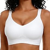 FHTECO Smoothing Bra Anti Sagging Wireless Push Up Bras for Women No Underwire Full Coverage Bra Comfy Bras for Women