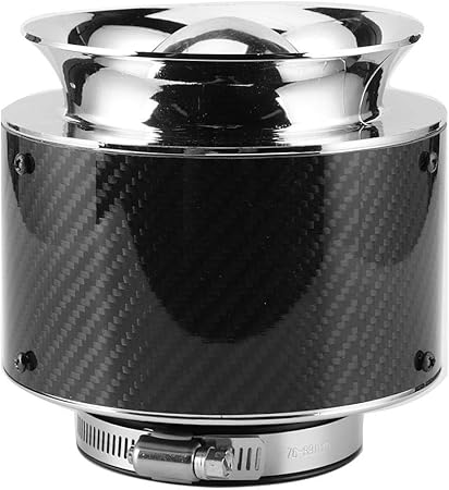 Amazon エアフィルタークリーナー エアクリーナー オートバイエアフィルター 車用エアフィルターエレメント エンジンエアフィルター 交換用 空気 灰塵濾過 クリーナー 口径76mm 馬力高め エアフィルター 車 バイク