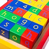 Tidlo Baby Walker with ABC Blocks Wooden Activity Toy view 9