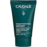 Caudalie Instant Detox Mask Pore Minimizing - Visibly Eliminates Excess Sebum and Visibly Tightens Pores in as Little as 10 Minutes