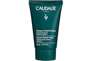 Caudalie Instant Detox Mask Pore Minimizing - Visibly Eliminates Excess Sebum and Visibly Tightens Pores in as Little as 10 Minutes