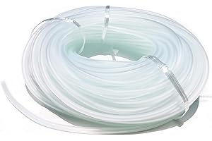 ALEGI 50 Feet Standard 3/16" Flexible Airline Tubing for Aquariums, Terrariums and Hydroponics