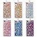 iPhone 6s Plus case,iPhone 6 Plus case, liujie Liquid, Cool Quicksand Moving Stars Bling Glitter Floating Dynamic Flowing Case Liquid Cover for iPhone 6 Plus 5.5 inch (ZS Light Gold)