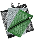 Vaultz Mesh Outdoor Storage Bags, 3 Pack, Assorted Sizes and Colors (VZ03501)