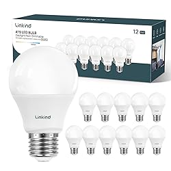 Linkind A19 LED Light Bulb, 60W Equivalent Light