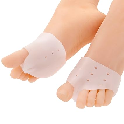 1 par de almohadillas para el antepié de silicona biológica, para uso diario, para