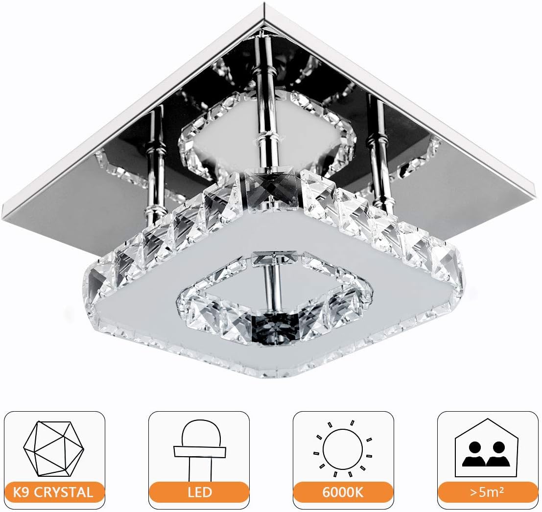 modern 3w led crystal ceiling lights