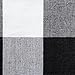 DII Buffalo Check Kitchen Collection, Classic Farmhouse Dishtowel Set, 20x30, Black & White, 3 Piece