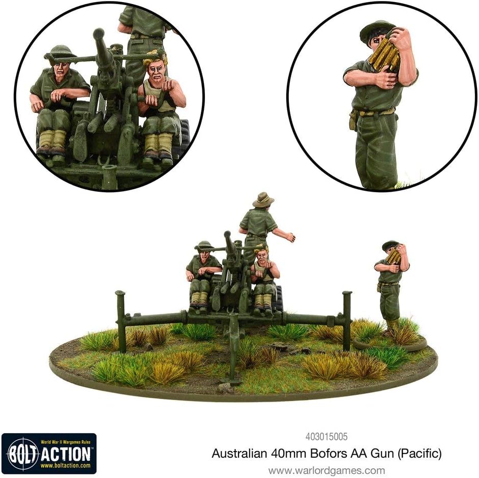 Warlord GamesBolt Action, Australian 40mm Bofors AA Gun