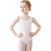 Daydance Lined Spandex Vest Girls Leotards for Ballet, Dance, Gymnastics, Swim