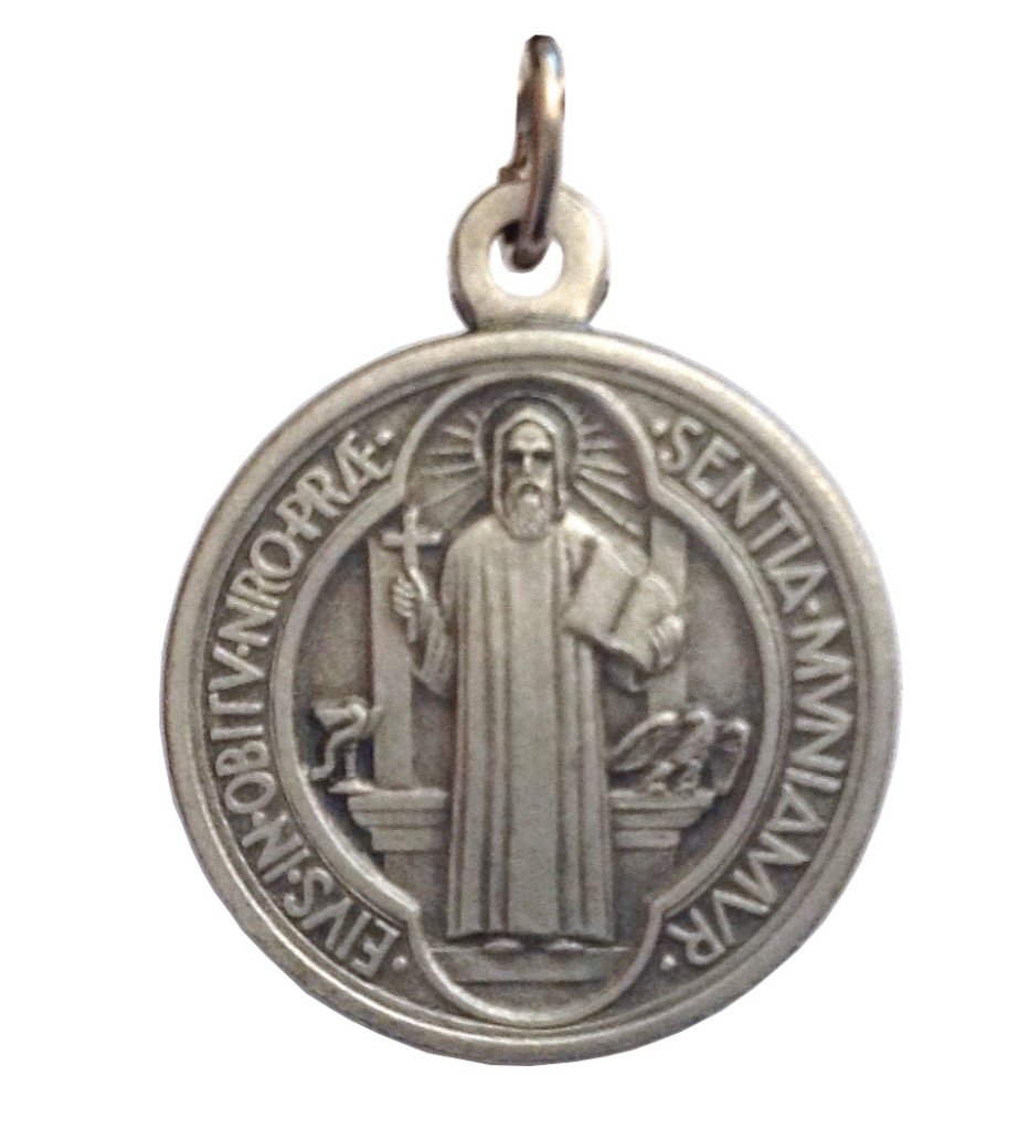 I G J Saint Benedict Silver Medal - The Patron Saints Medals