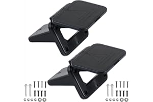 MOONDKIST 2Pcs Flush Mount Plug Panel Kit with Dust Cover, Compatible with Anderson SB50 Series Plug Panel Base for RV, Boat, Truck – Easy Installation with Screws (Plug Not Included)