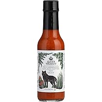 Amazon.com : Queen Majesty Red Habanero & Black Coffee Hot Sauce ...