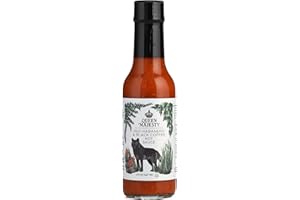 Queen Majesty Red Habanero & Black Coffee Hot Sauce, 5 oz - All Natural Habanero Condiment - Fair Trade, Vegan, Gluten Free, non GMO, Sugar Free, Featured on Hot Ones
