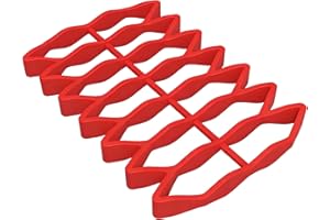 Silicone Roasting Rack 9x10in Nonstick Heat-Safe Reusable Baking Rack for Oven Cooking, Air Fryer, Steam Pot Kitchen