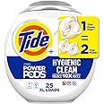 Tide Hygienic Clean Heavy Duty 10x Free Power PODS Laundry Detergent, 25 count, Unscented, For Visible and Invisible Dirt