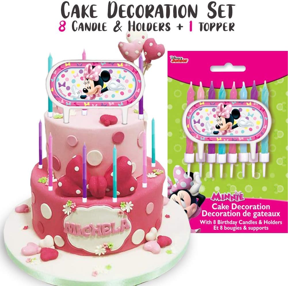 Save 60 Discount And Fast Shipping Worldwide Mouse Party Decorations Kit Happy Birthday Banner Disney Minnie Mouse Photo Booth Props Headbands With Bow Door Poster Tablecover Cake Candles Topper Straws